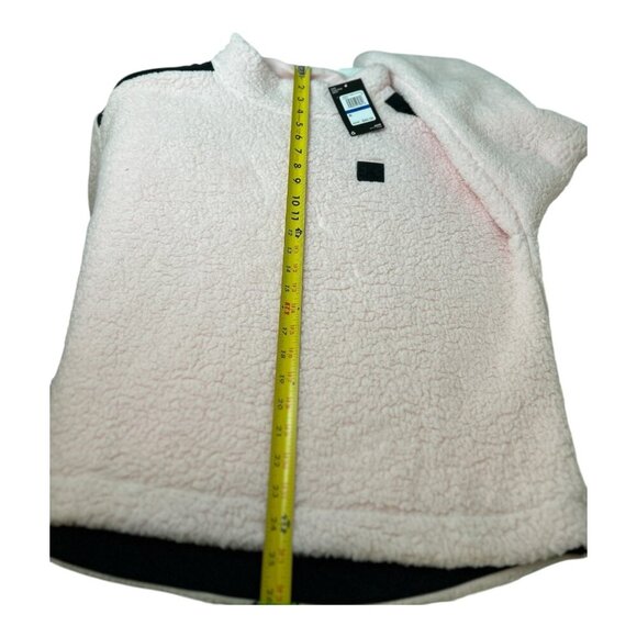 Under Armour Women's Sherpa Fleece Mock Neck Pullover Pink & Black Size XL NWTs - Picture 11 of 12